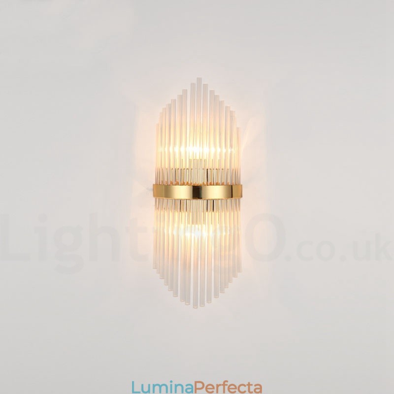 Lampă de perete modernă de lux K9 cu abajur de cristal