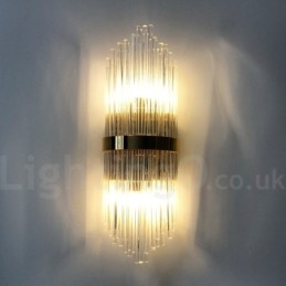 Lampă de perete modernă de lux K9 cu abajur de cristal
