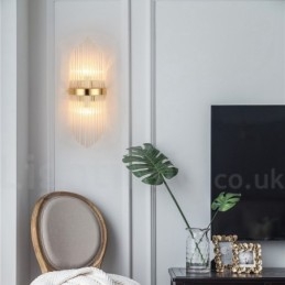 Lampă de perete modernă de lux K9 cu abajur de cristal
