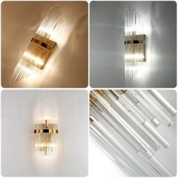 Lampă de perete modernă de lux K9 cu abajur de cristal