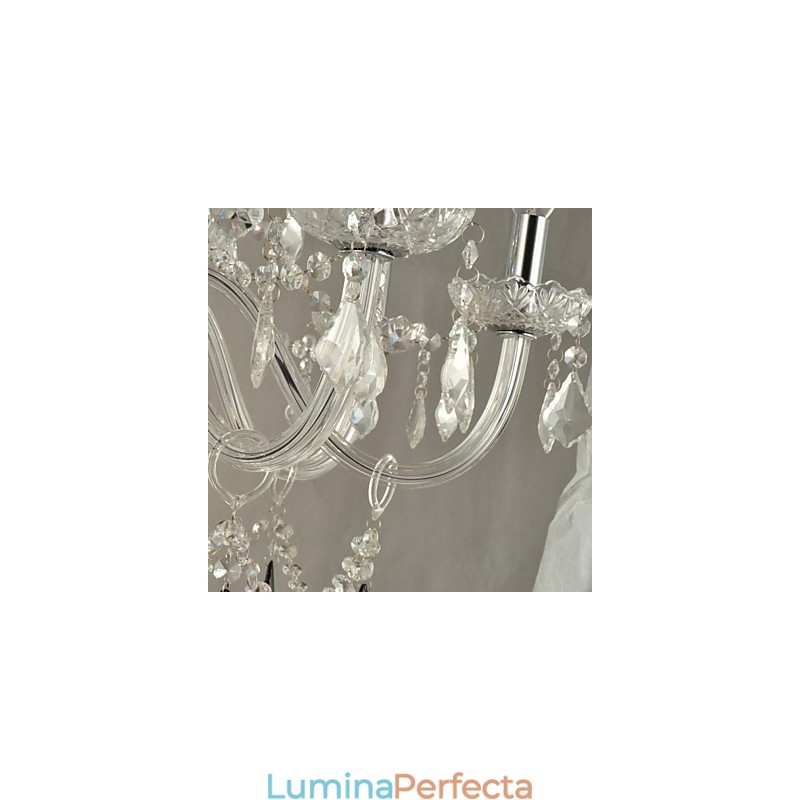 Candelabru din sticlă de cristal modern contemporan