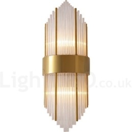 Lampă de perete modernă de lux K9 cu abajur de cristal