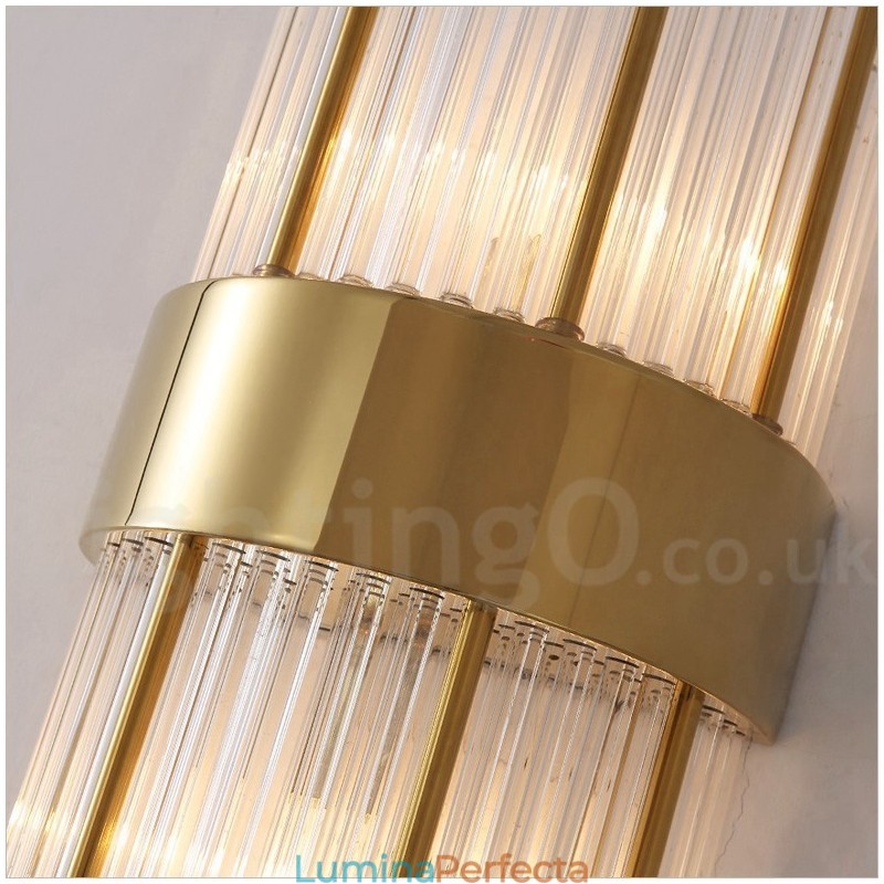 Lampă de perete modernă de lux K9 cu abajur de cristal