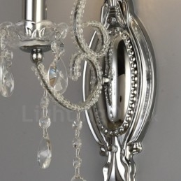 1 Lumină Auriu Negru Stilul American Cristal Lampă pentru Sufragerie Magazin de îmbrăcăminte Cafenea Magazin Hotel