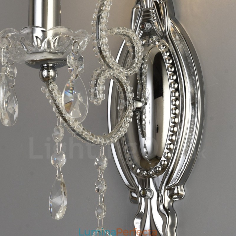 1 Lumină Auriu Negru Stilul American Cristal Lampă pentru Sufragerie Magazin de îmbrăcăminte Cafenea Magazin Hotel