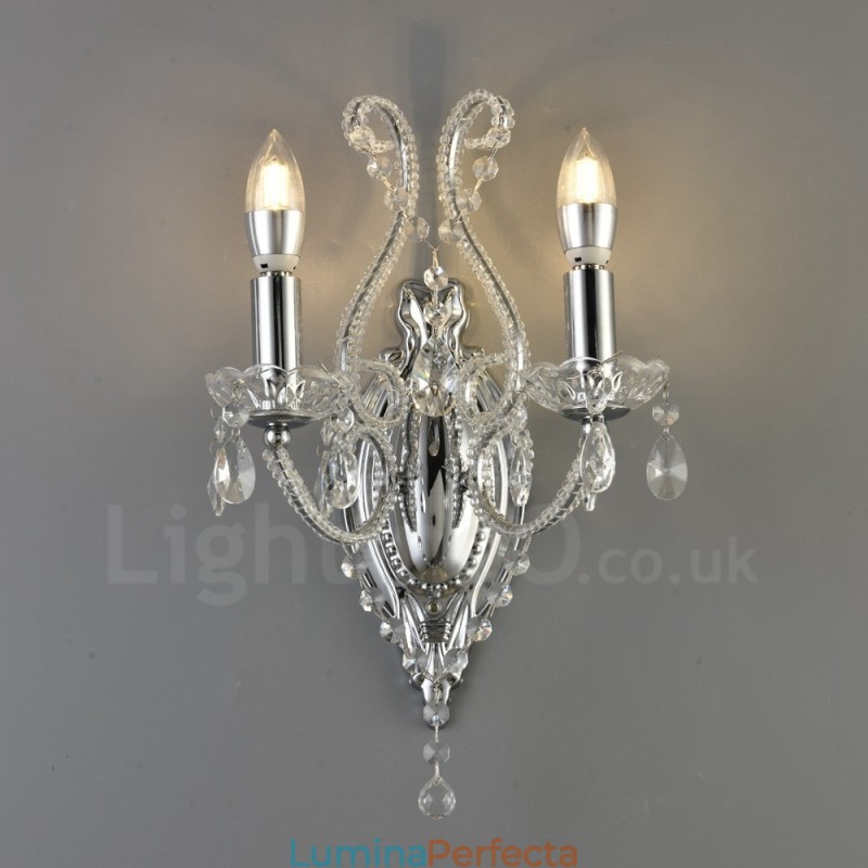 2 Lumini Aur Negru Stilul American Cristal Lampa pentru Sufragerie Sufragerie Magazin de Imbracaminte Cafenea Magazin Hotel