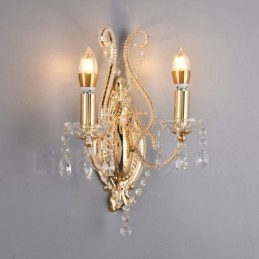2 Lumini Aur Negru Stilul American Cristal Lampa pentru Sufragerie Sufragerie Magazin de Imbracaminte Cafenea Magazin Hotel
