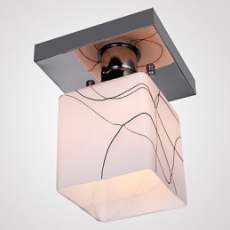 Montaj încastrat din metal galvanizat în stil mini modern și contemporan