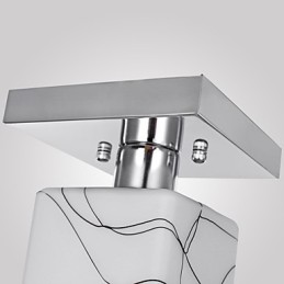 Montaj încastrat din metal galvanizat în stil mini modern și contemporan