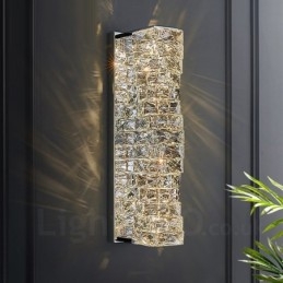 Lampă de perete modernă din cristal K9 pentru noptieră, culoar, camera de zi, dormitor, studiu