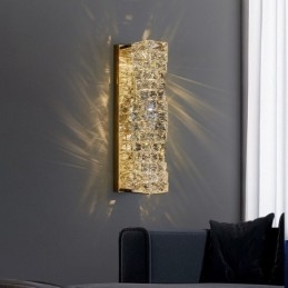 Lampă de perete modernă din cristal K9 pentru noptieră, culoar, camera de zi, dormitor, studiu