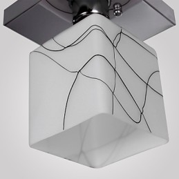 Montaj încastrat din metal galvanizat în stil mini modern și contemporan