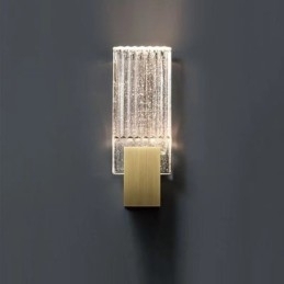 Aplice de perete din cristal pentru camera de zi minimalistă postmodernă, artă americană, aplice de perete de studiu pentru dormitor