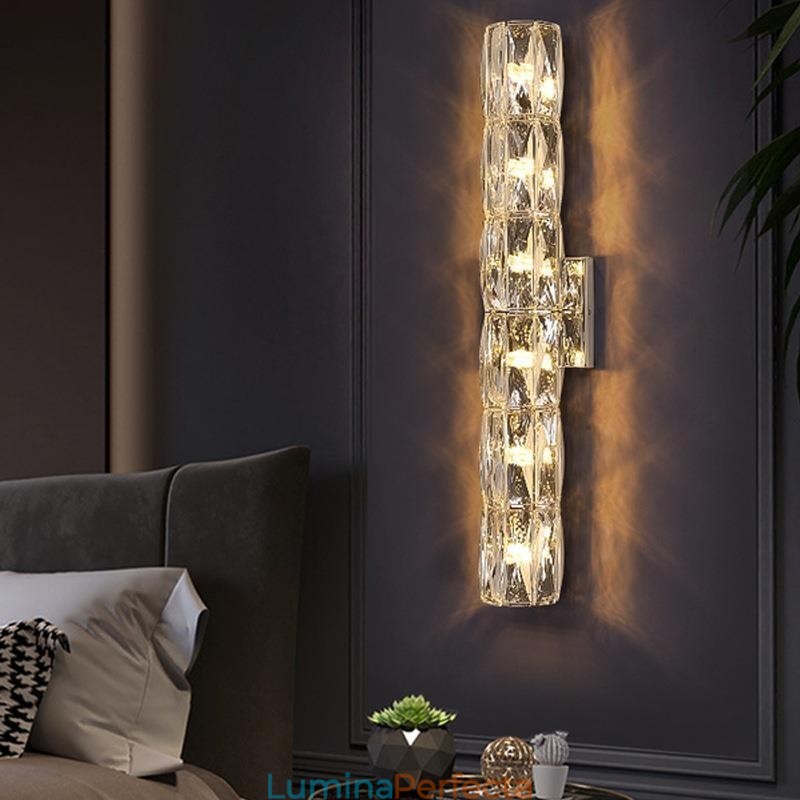 Lampă de perete pentru sufragerie Lampă de noptieră de lux, simplă, pentru dormitor, holul hotelului