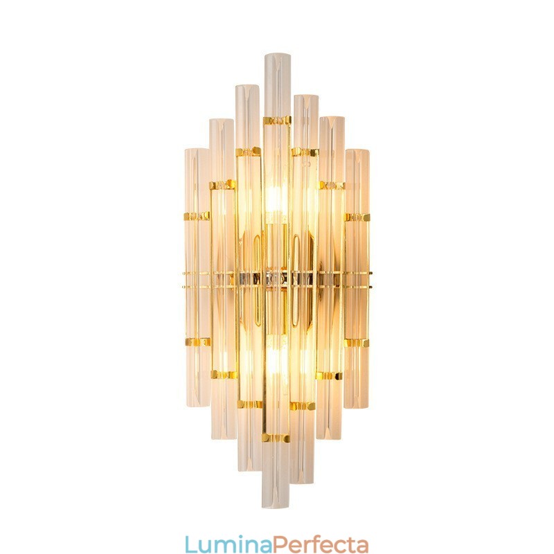 Lampă de perete din cristal de lux de lumina hotelului, personalitate modernă, sufragerie, culoar de intrare, fundal, lampă de perete pentru dormitor, aplice decorative de noptieră