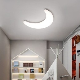 Plafoniere nordice de interior în formă de lună pentru cameră pentru copii, 20W