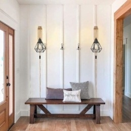 Lampă de perete retro americană 2,5 m frânghie de cânepă sârmă agățată abajur vopsit din fier negru