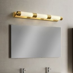 Lampă de perete alamă acrilic cilindru oglindă