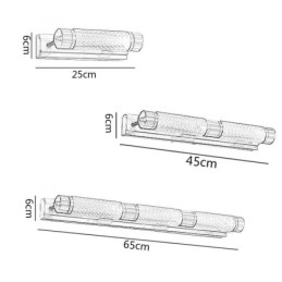 Lampă de perete alamă acrilic cilindru oglindă