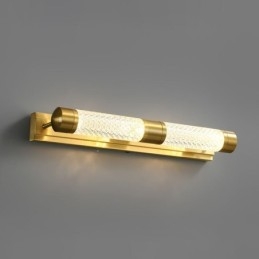 Lampă de perete alamă acrilic cilindru oglindă