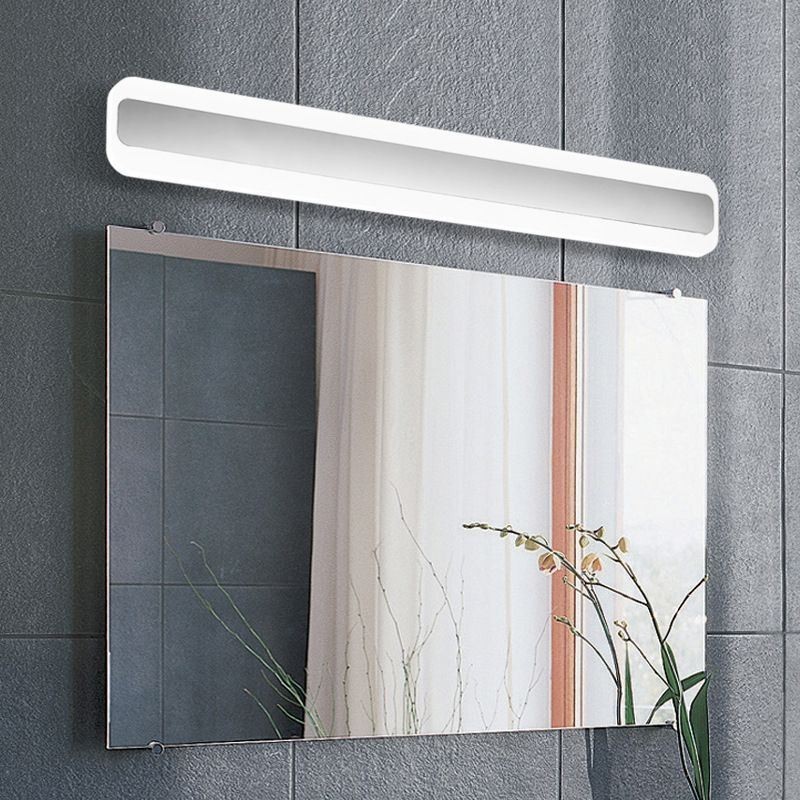 Lampă de perete modernă, oglindă, lumină frontală, toaletă, machiaj, iluminat