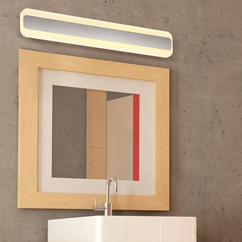 Lampă de perete modernă, oglindă, lumină frontală, toaletă, machiaj, iluminat