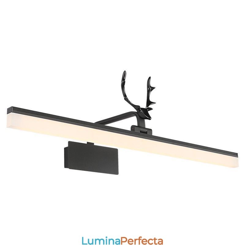 Lampă din față cu oglindă Antler Lampă de perete din acril Corp de iluminat pentru machiaj pentru toaletă