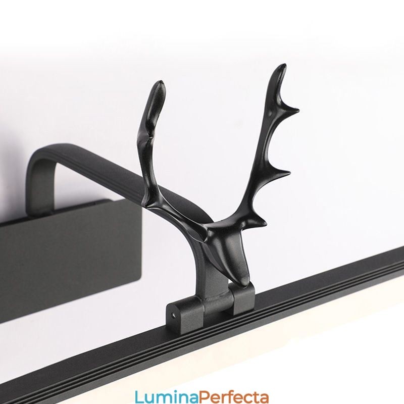 Lampă din față cu oglindă Antler Lampă de perete din acril Corp de iluminat pentru machiaj pentru toaletă