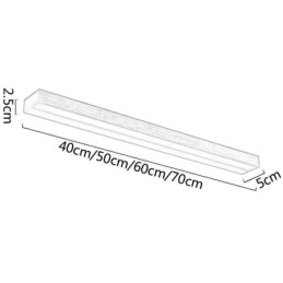 Lampă de perete cu oglindă modernă, acrilic, iluminat pentru toaletă