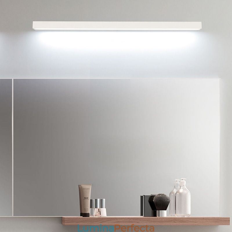 Lampă de perete cu oglindă modernă, acrilic, iluminat pentru toaletă