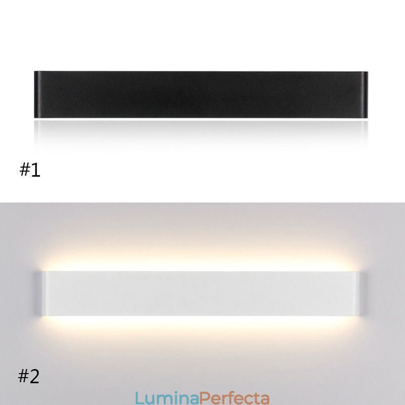 Lampă modernă pentru oglindă cu lumină frontală din acril pentru coridor