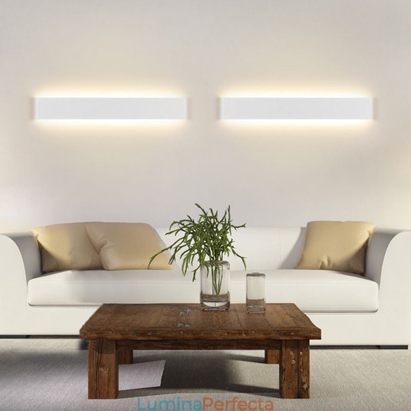 Lampă modernă pentru oglindă cu lumină frontală din acril pentru coridor