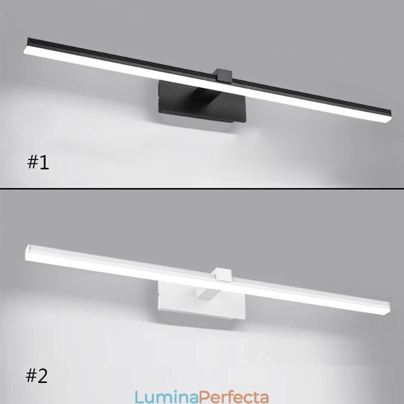 Lampă de perete contemporană Oglindă Lumină frontală Acrilic Iluminat Toaletă