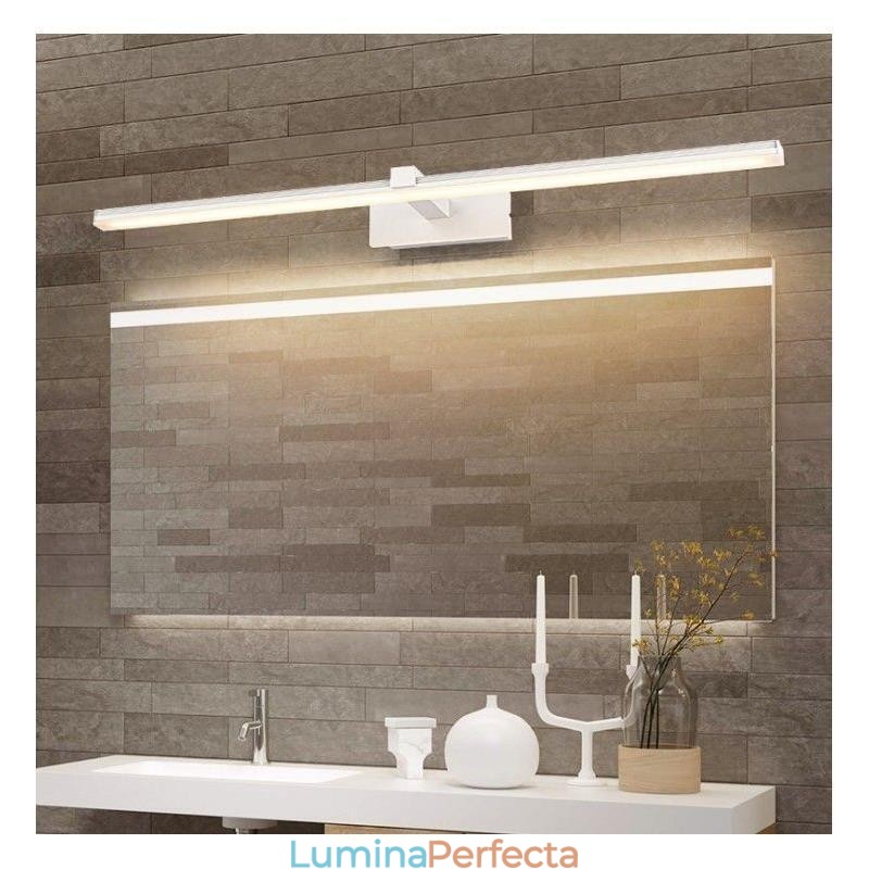 Lampă de perete contemporană Oglindă Lumină frontală Acrilic Iluminat Toaletă