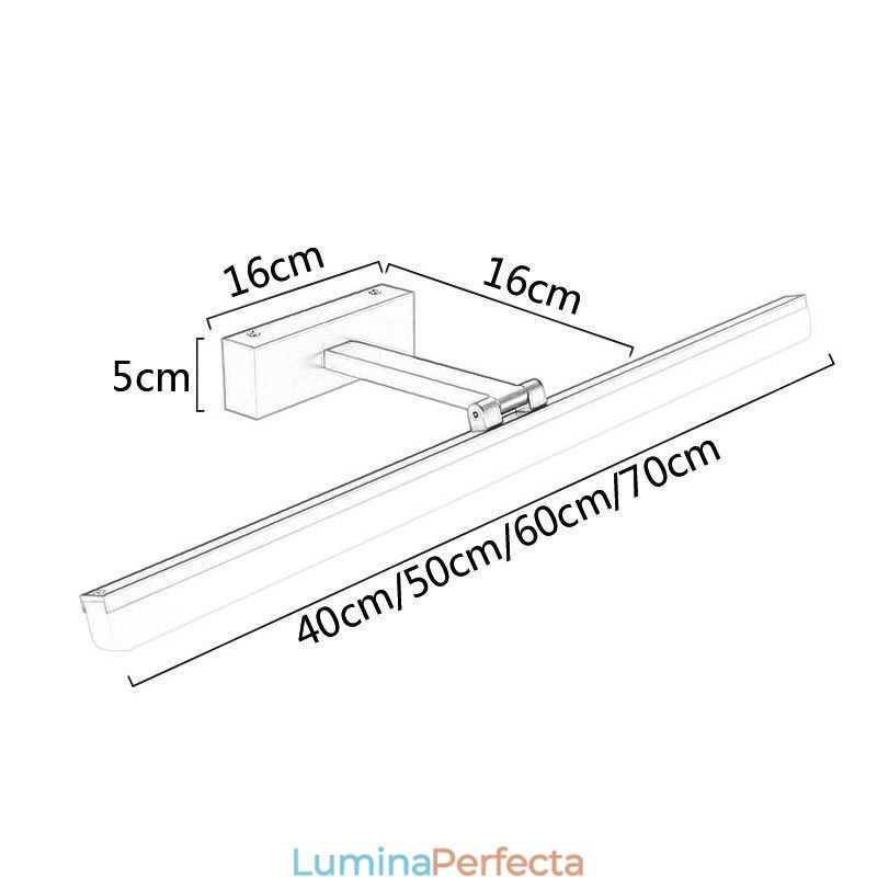 Lampă Applică Modernă Oglindă Lampă Frontală Lampă Perete Toaletă