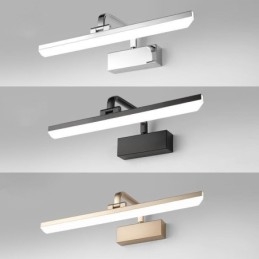 Lampă de perete modernă Oglindă Lumină frontală Unghi reglabil pentru toaletă Lumină de machiaj