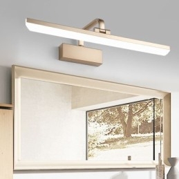 Lampă de perete modernă Oglindă Lumină frontală Unghi reglabil pentru toaletă Lumină de machiaj