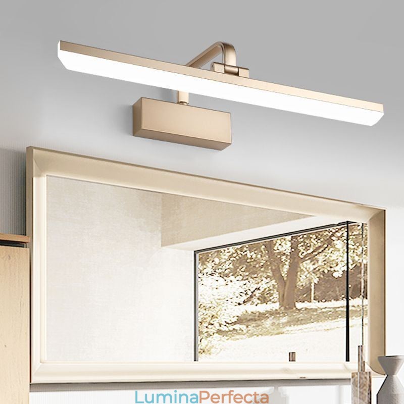 Lampă de perete modernă Oglindă Lumină frontală Unghi reglabil pentru toaletă Lumină de machiaj