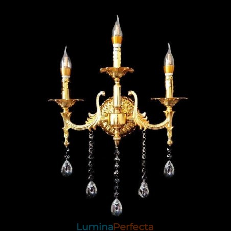 Lampă de perete europeană Aplice de perete de lux Lampă de decorare cu picături de cristal Iluminat de noptieră Lampă de perete europeană Aplice de perete de lux Lampă de decorare cu picături de cristal Iluminat de noptieră