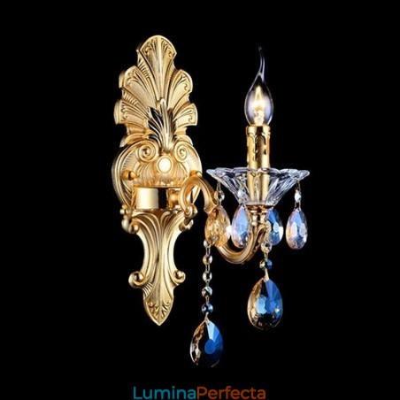 Lampă de perete europeană Aplice de perete de lux Lampă de decorare cu picături de cristal Iluminat de noptieră Lampă de perete europeană Aplice de perete de lux Lampă de decorare cu picături de cristal Iluminat de noptieră