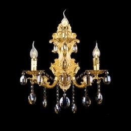 Lampă de perete la modă europeană Iluminare de perete cu picătură de cristal de lux