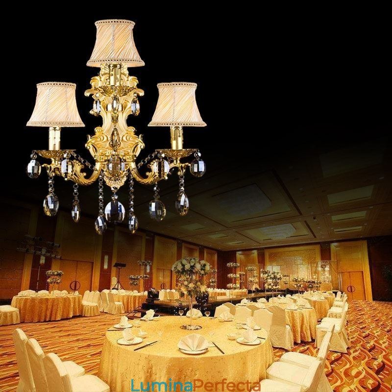 Lampă de perete la modă europeană Iluminare de perete cu picătură de cristal de lux