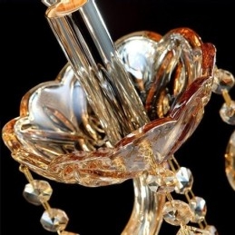 Lampă europeană de perete chihlimbar coniac cristal de perete lumina simplă lampă