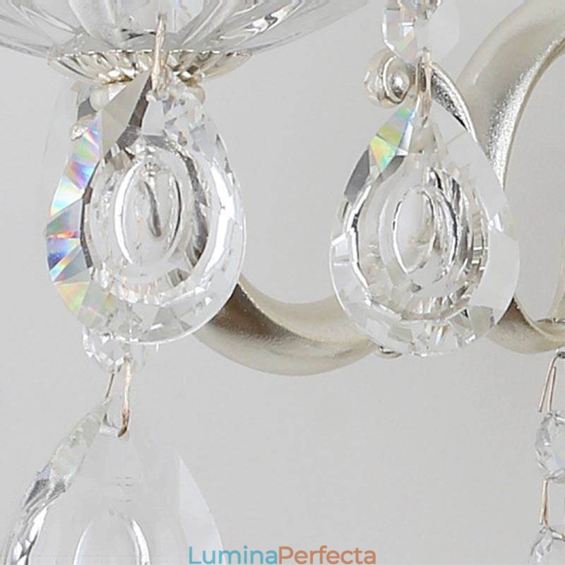 Lampă de perete europeană aplice de perete de cristal pentru decorare