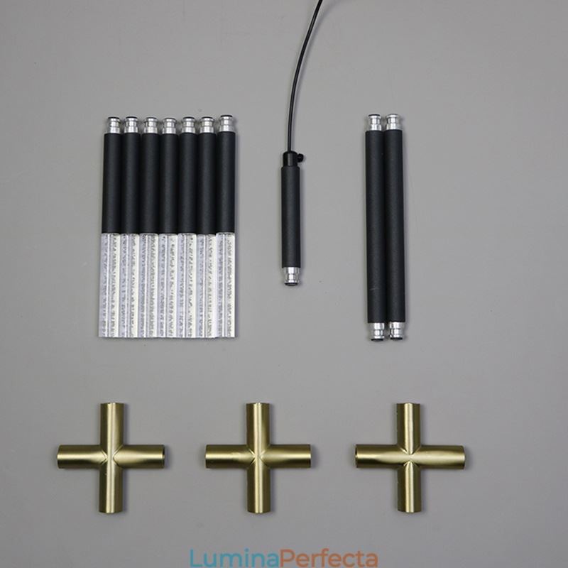 Lampă de perete Splicing alb cald Creativ Applique de perete DIY Combinație Lampă