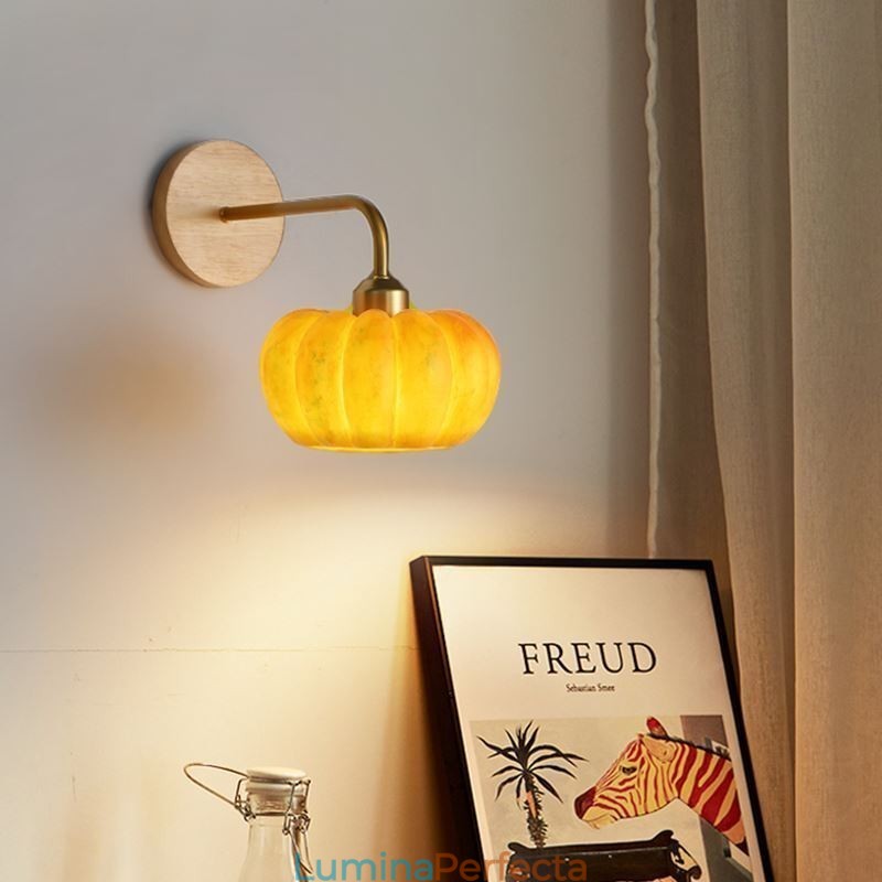Lampă de perete Pumpkin Aplice retro japoneze