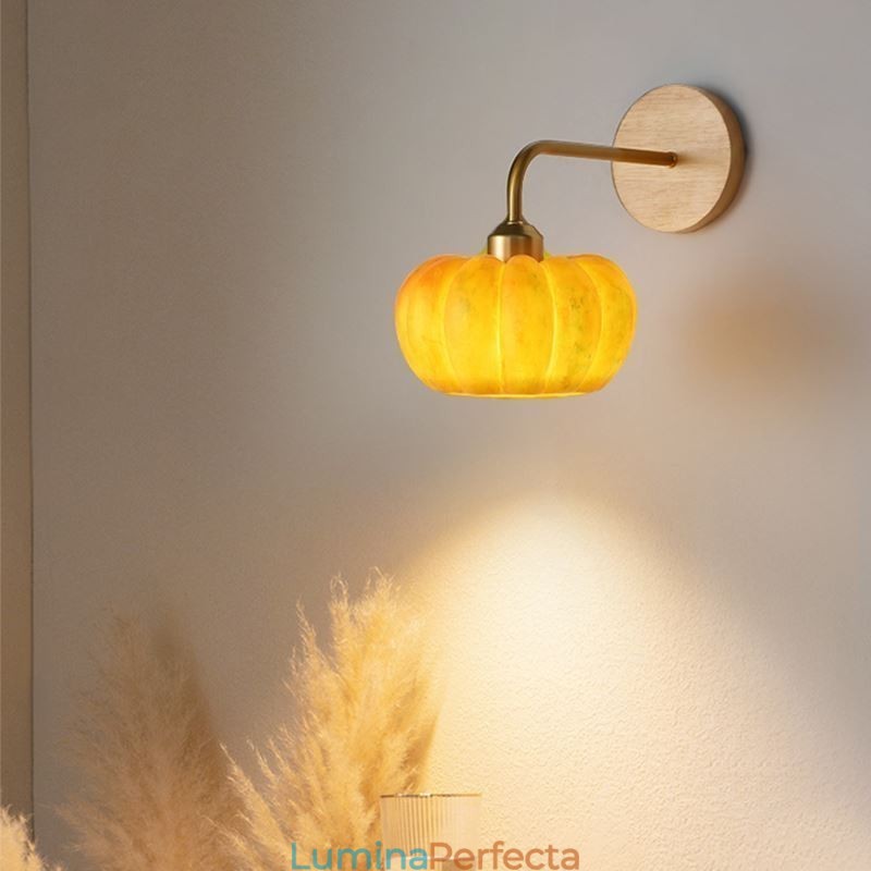 Lampă de perete Pumpkin Aplice retro japoneze