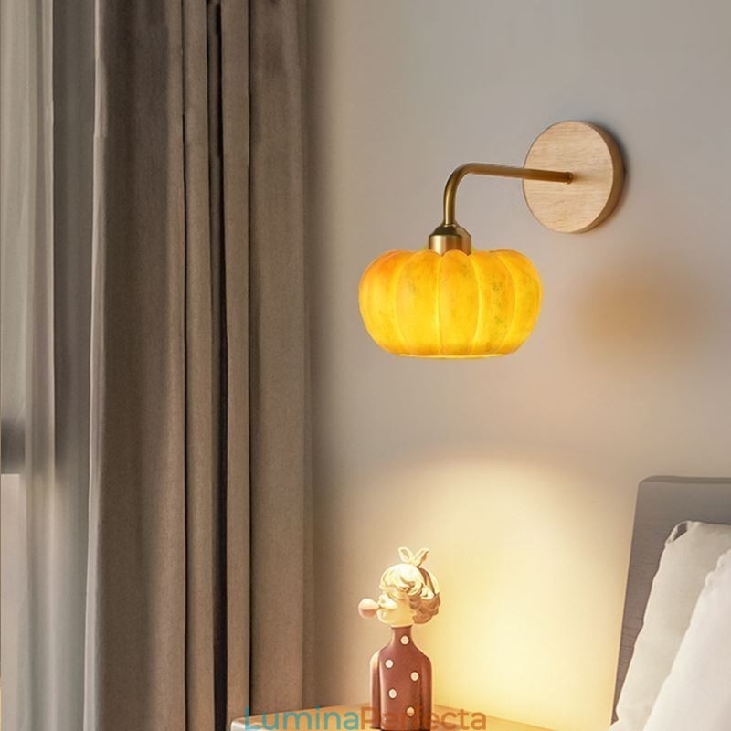 Lampă de perete Pumpkin Aplice retro japoneze