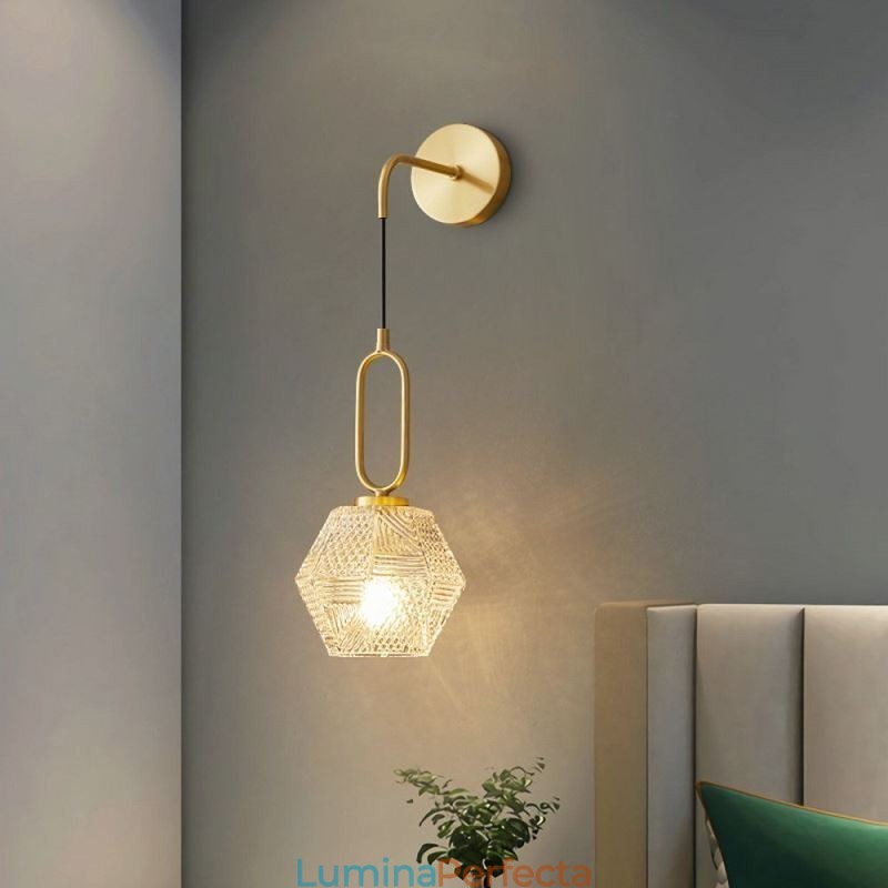 Lampă de perete modernă Lampă de perete creativă din sticlă