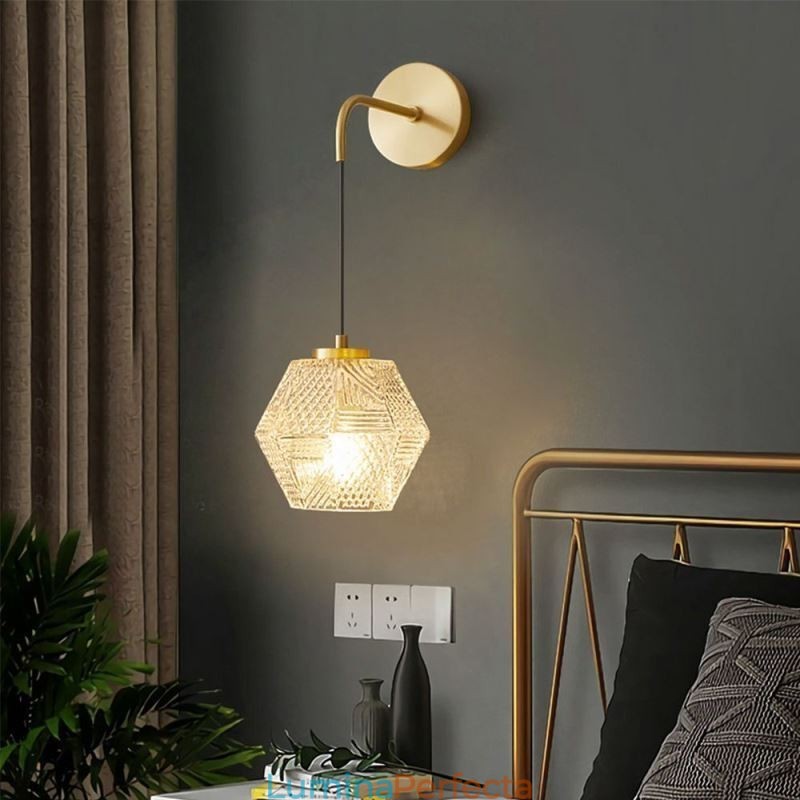 Lampă de perete modernă Lampă de perete creativă din sticlă